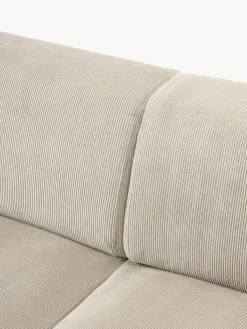 Sofá rinconera de pana Melva (4 plazas)