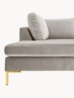 Sofá rinconera de terciopelo Luna