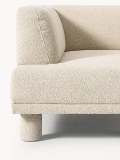 Sofá rinconera en bouclé Lilo