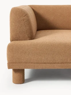 Sofá rinconera en tejido bouclé Lilo