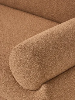 Sofá rinconera en tejido bouclé Lilo