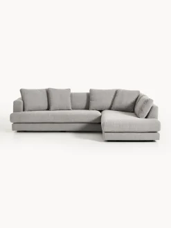 Sofá rinconera en tejido bouclé Tribeca