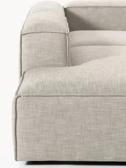 Sofá rinconera grande de mezcla de lino Lennon