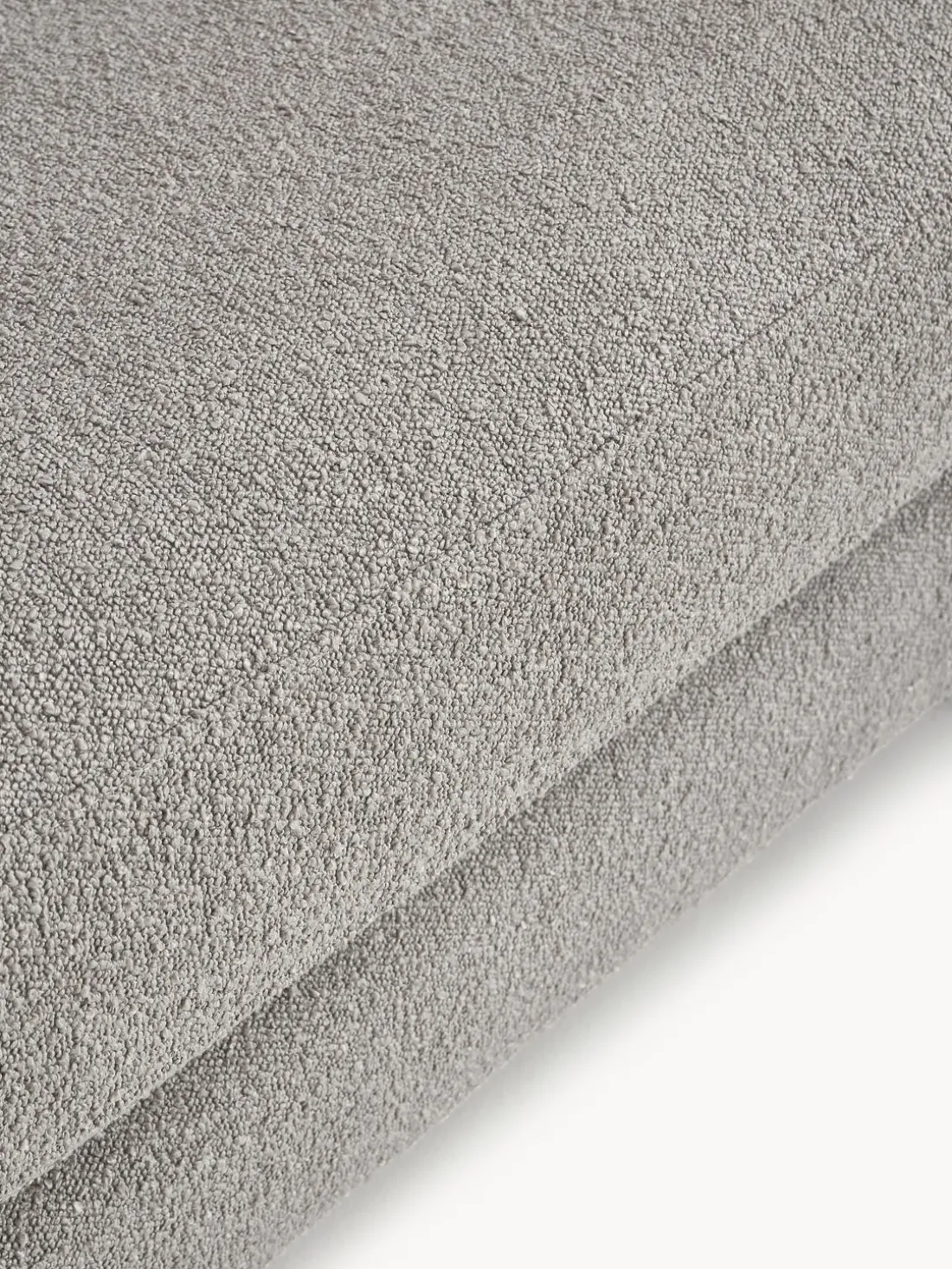 Sofá rinconera grande en tejido bouclé Tribeca