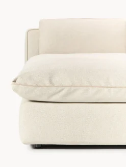 Sofá rinconera grande modular con reposapiés Felix