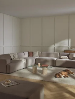 Sofá rinconera longue grande Melva