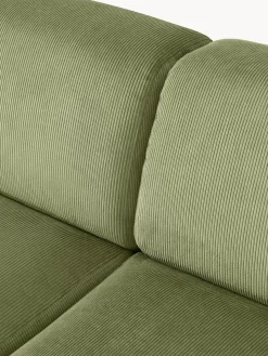 Sofá rinconera longue grande de pana Melva