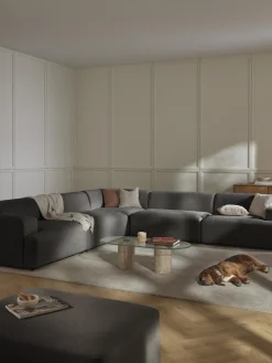 Sofá rinconera longue grande Melva