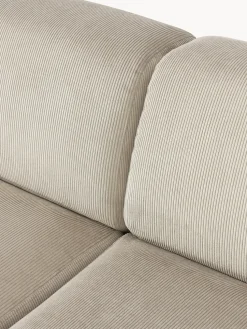 Sofá rinconera longue grande de pana Melva