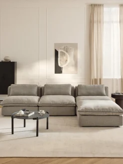 Sofá rinconera modular con reposapiés izquierdo/derecho Felix