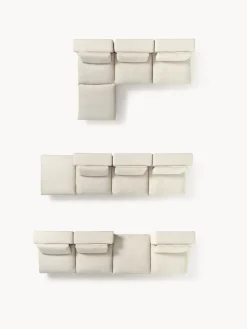 Sofá rinconera modular con reposapiés izquierdo/derecho Felix