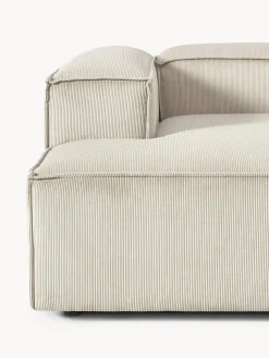 Sofá rinconera modular de pana Lennon