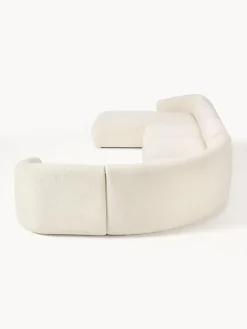 Sofá rinconera modular de borreguillo Sofia