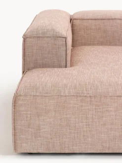 Sofá rinconera modular de mezcla de lino Lennon