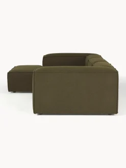 Sofá rinconera modular en tejido bouclé Lennon