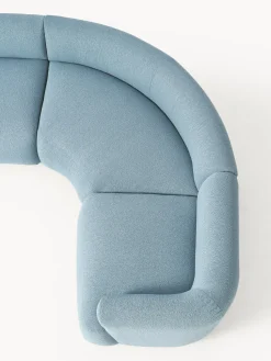 Sofá rinconera modular en tejido bouclé Sofia (4 plazas)