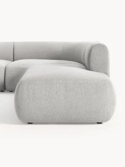 Sofá rinconera modular en tejido bouclé Sofia (4 plazas)