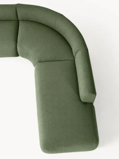 Sofá rinconera modular en tejido bouclé Sofia (4 plazas)