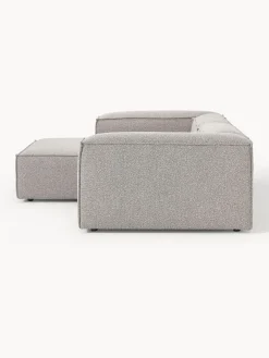 Sofá rinconera modular en tejido bouclé Lennon