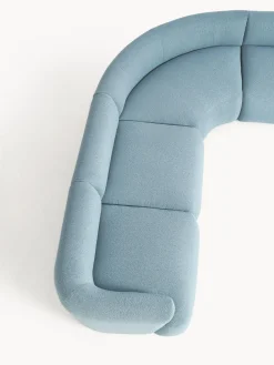 Sofá rinconera modular en tejido bouclé Sofia (4 plazas)