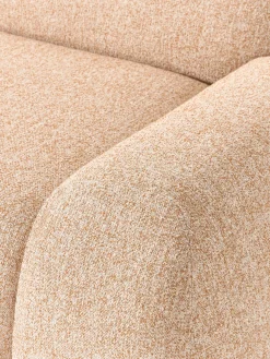 Sofá rinconera modular en tejido bouclé Wolke (4 plazas)