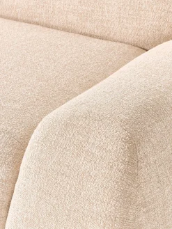 Sofá rinconera modular en tejido bouclé Wolke (4 plazas)