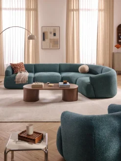 Sofá rinconera modular en tejido bouclé Sofia (4 plazas)