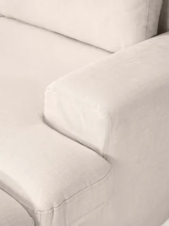 Sofá rinconera modular grande con tapizado desenfundable Russell