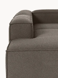 Sofá rinconera modular grande en tejido bouclé Lennon