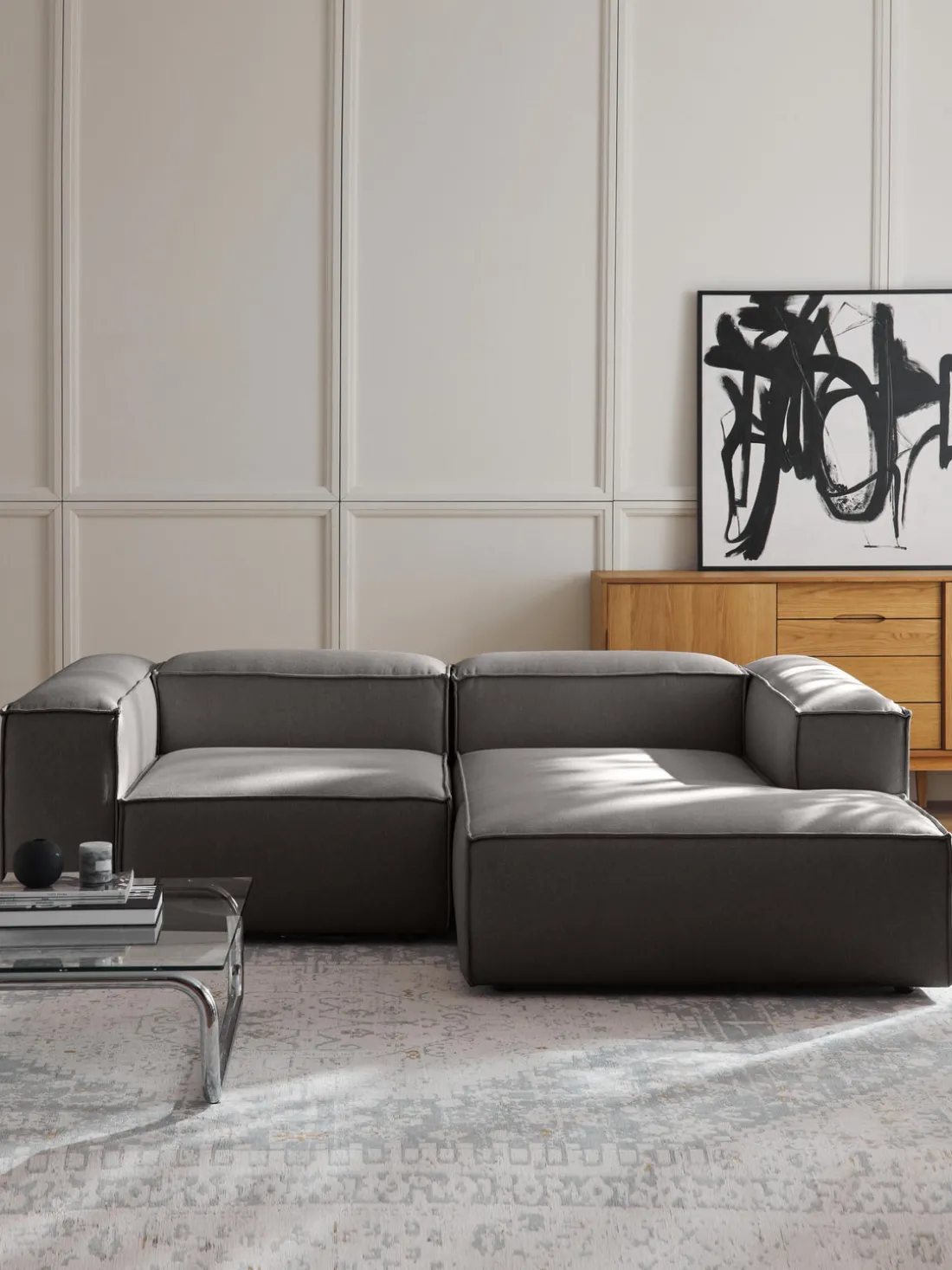 Sofá rinconera modular Lennon