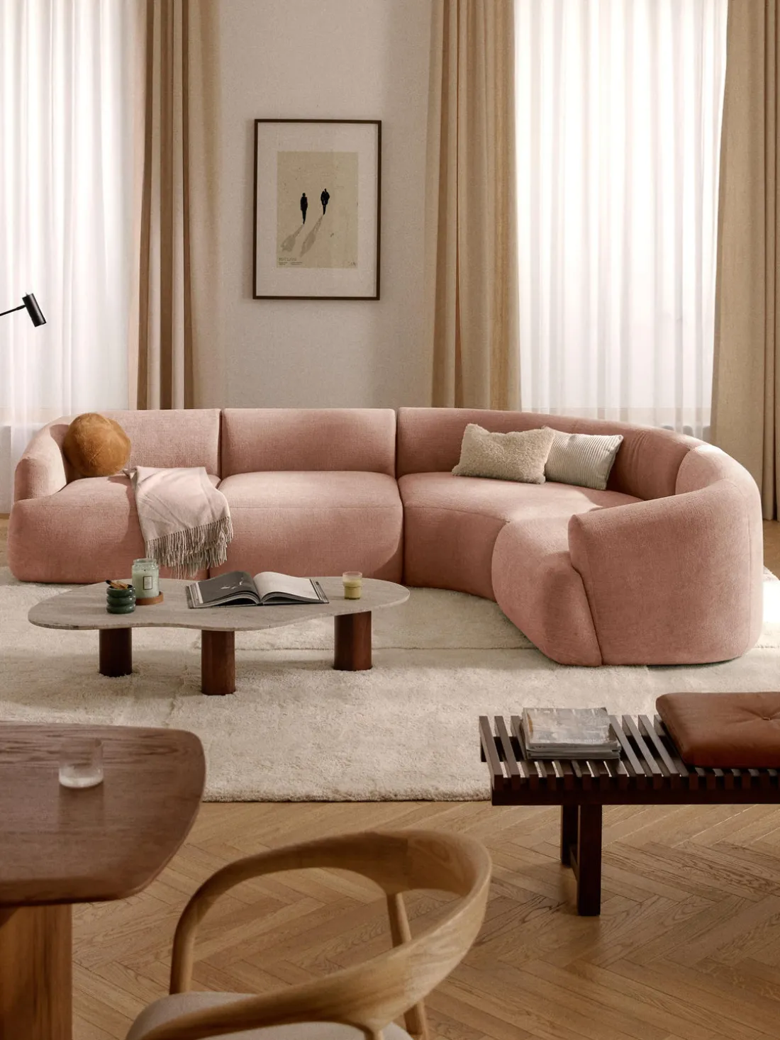 Sofá rinconera modular Sofia (4 plazas)