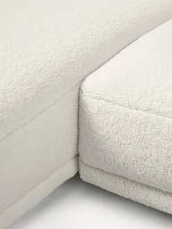 Sofá rinconera pequeño de borreguillo Fluente