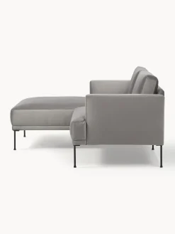 Sofá rinconera pequeño de terciopelo Fluente