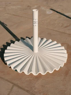 Soporte para sombrilla redondo Clamshell