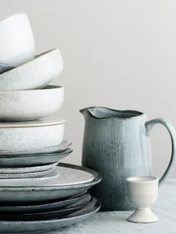 Soportes de huevo artesanales Nordic Sand, 2 uds.