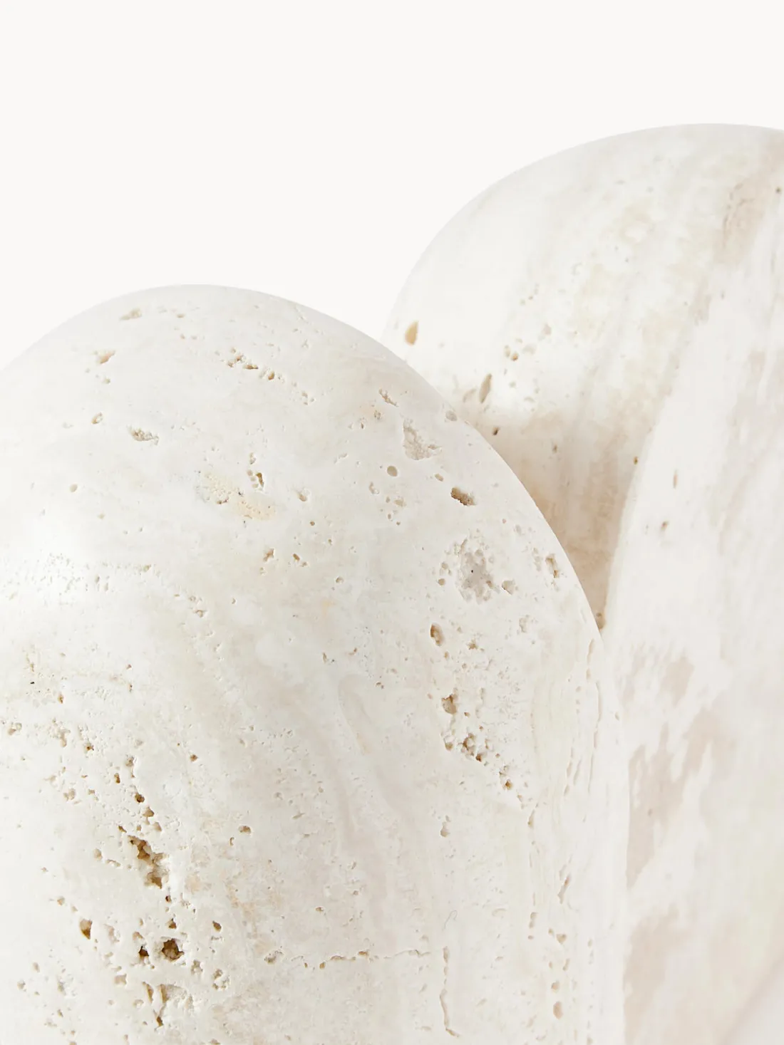 Sujetalibros de travertino Sava, 2 uds.