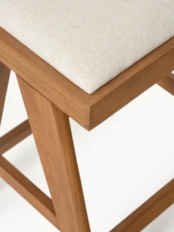 Taburete alto con acolchado Sissi