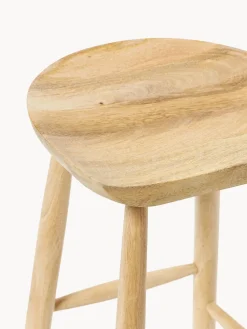Taburete alto de madera de mango Nino