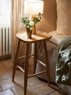 Taburete alto de madera de mango Nino