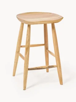 Taburete alto de madera de mango Nino