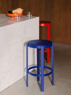 Taburete alto de metal Doon