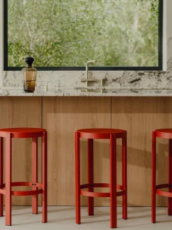 Taburete alto de metal Doon