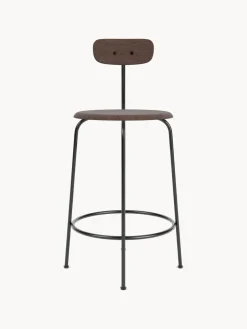 Taburete alto de metal y madera Afteroom