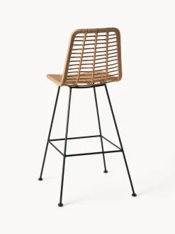 Taburete alto de polirratán Costa