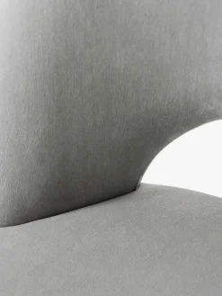 Taburete alto de terciopelo Rachel