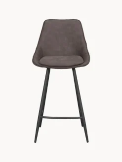 Taburete alto de terciopelo Sierra