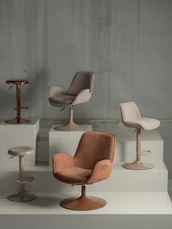 Taburete alto regulable Isaac