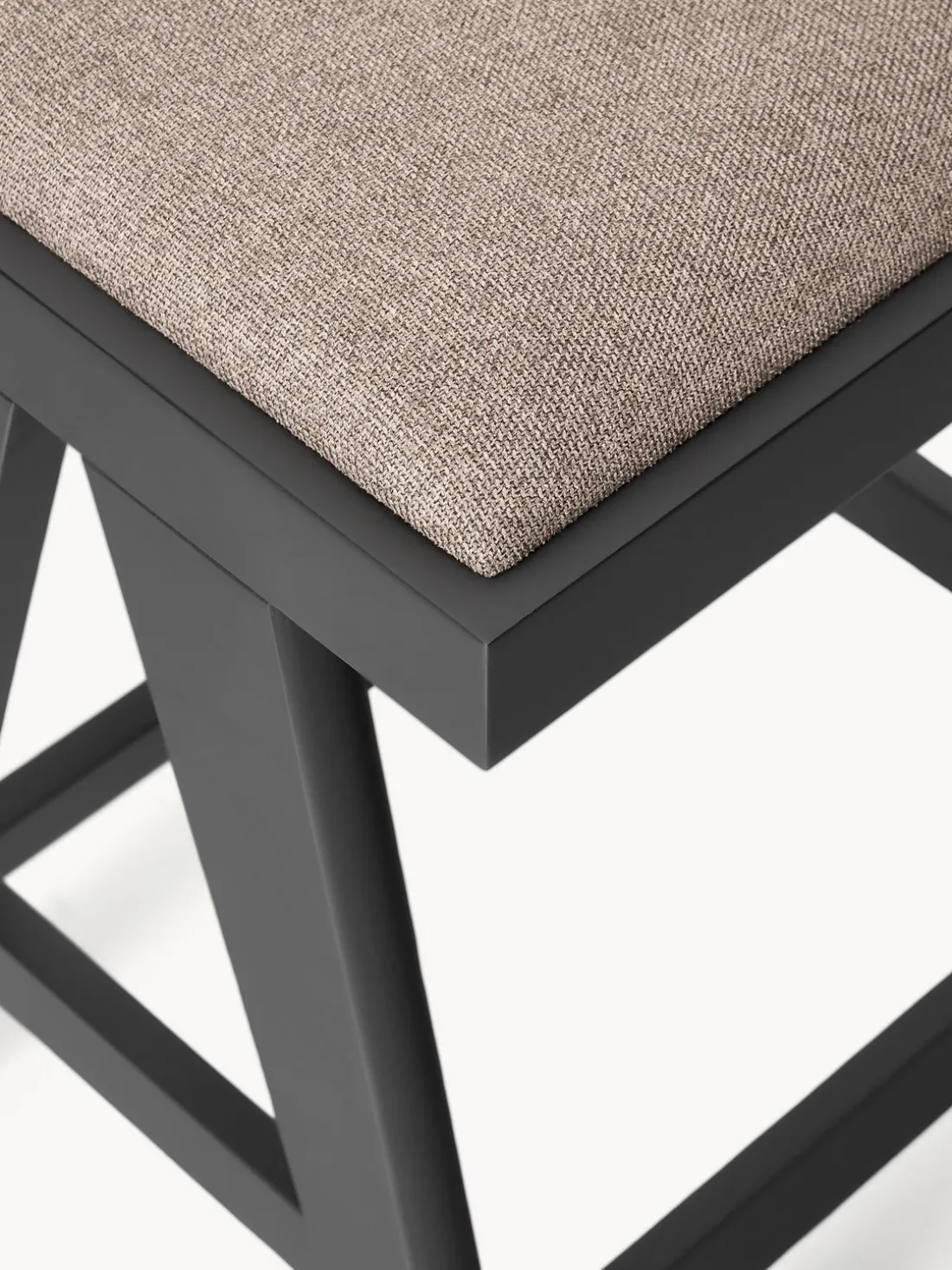 Taburete alto tapizado Sissi