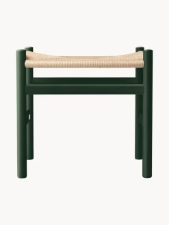 Taburete con asiento tejido a mano CH53