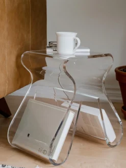 Taburete con revistero Loop